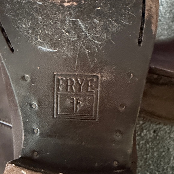 Frye Dark Brown Leather Boots - Picture 2 of 3